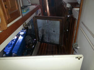 Engine Access Starboard Side